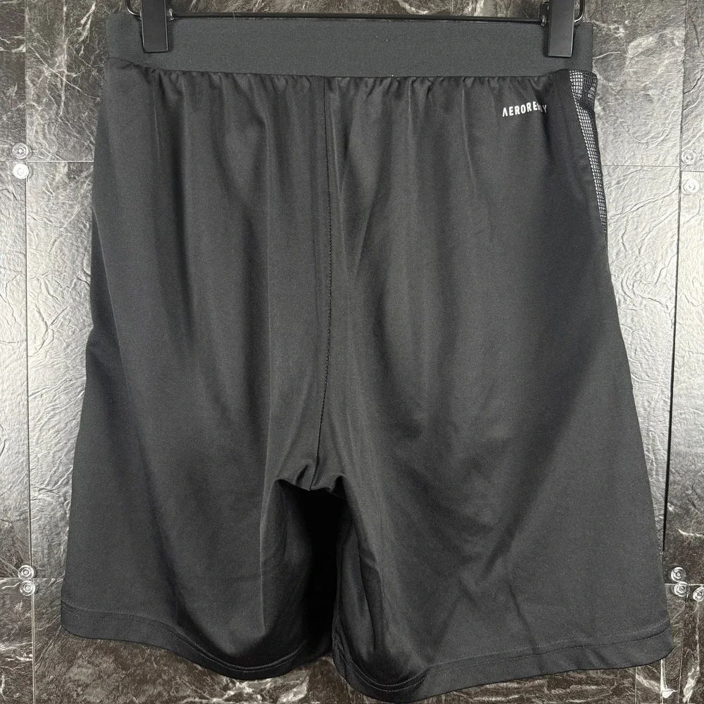 Adidas Men's Black Striped Retro Tech Shorts Small